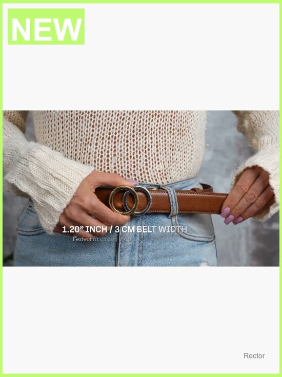 Premium Leather Ratchet Belt - Micro Adjustability, 1.20\